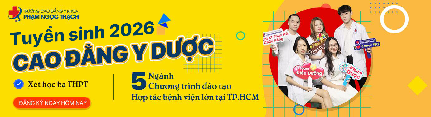 Thông báo tuyển sinh Cao đẳng Y Khoa Phạm Ngọc Thạch 2026