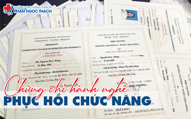 Chứng chỉ hành nghề Phục hồi Chức năng cần điều kiện gì để sở hữu?