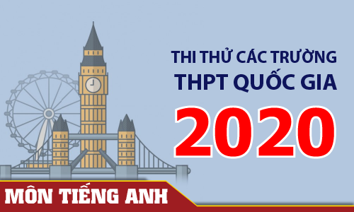 Đề thi thử môn Tiếng Anh 2020 THPTQG số 4 có đáp án