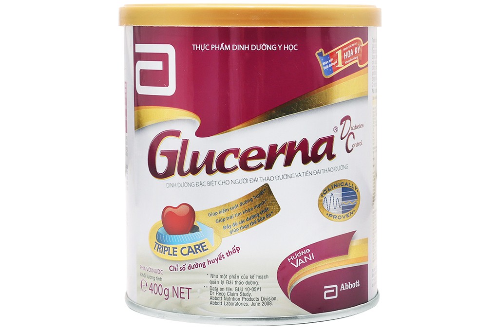 Glucerna: Sản phẩm dinh dưỡng dành cho người mắc bệnh tiểu đường