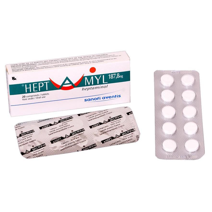 Heptamyl là thuốc gì? Có những dạng bào chế như thế nào?