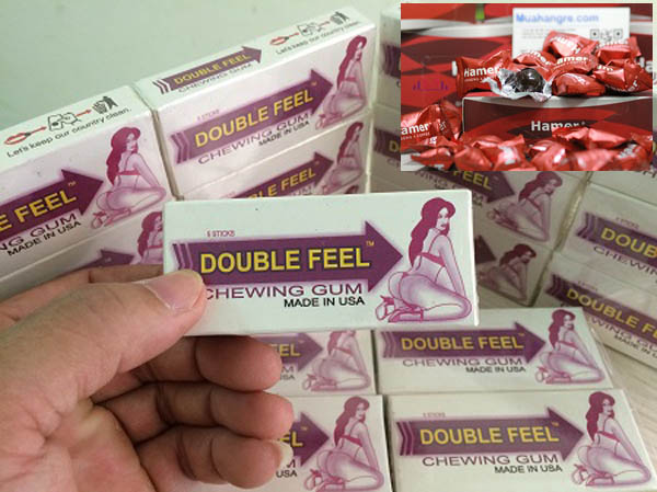 Hoảng hồn thực phẩm kích dục đội lốt kẹo cao su, kẹo sâm