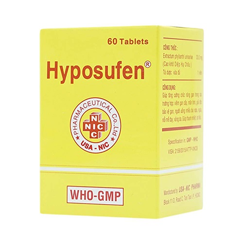 Liều dùng và cách sử dụng thuốc Hyposulfene an toàn?