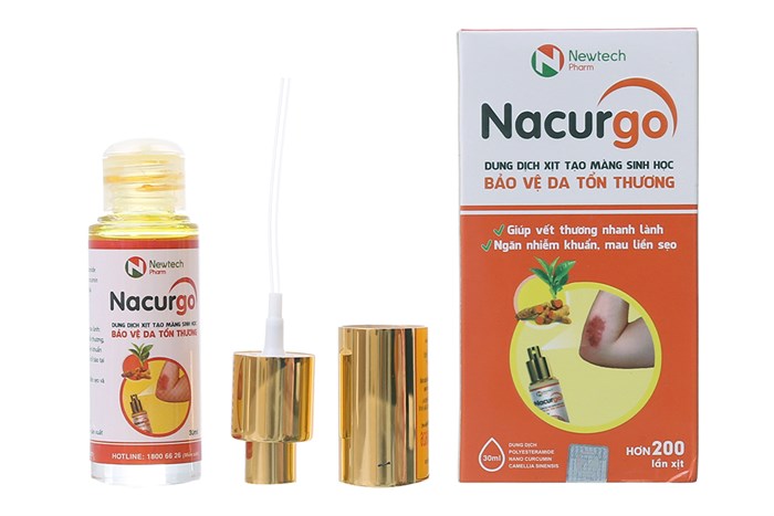 Nacurgo – Đánh bay thậm, sẹo, mụn hiệu quả