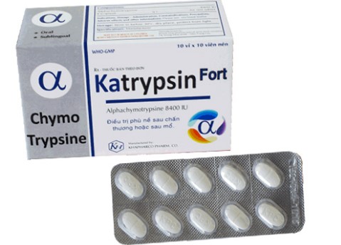Katrypsin điều trị sưng phù nề có tốt không?