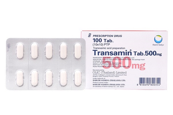 Thuốc Transamin 500mg có tác dụng gì? Cách sử dụng ra sao?