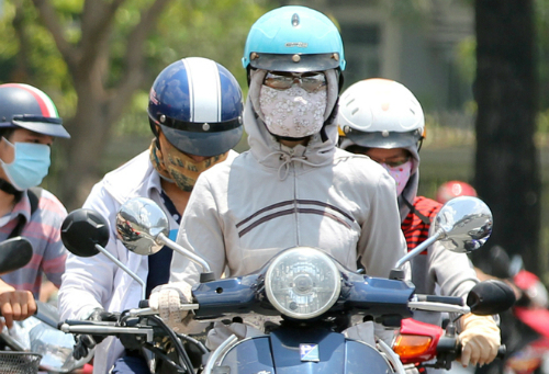 TPHCM: Bức xạ nhiệt quá cao, cẩn trọng cháy bỏng da