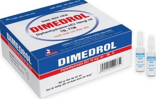 Dimedrol có công dụng an thần và chống nôn