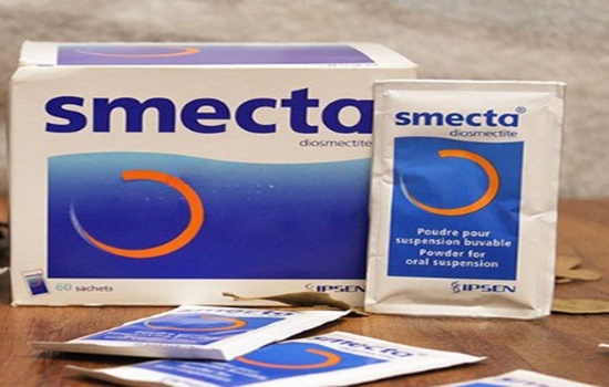 Smecta được sản xuất dưới dạng gói