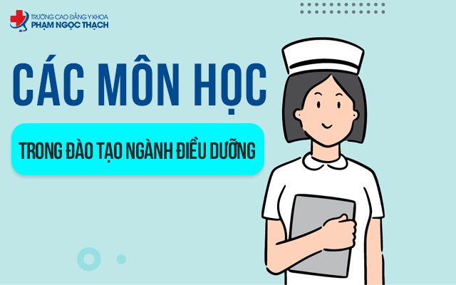 Các môn học trong đào tạo ngành Điều dưỡng