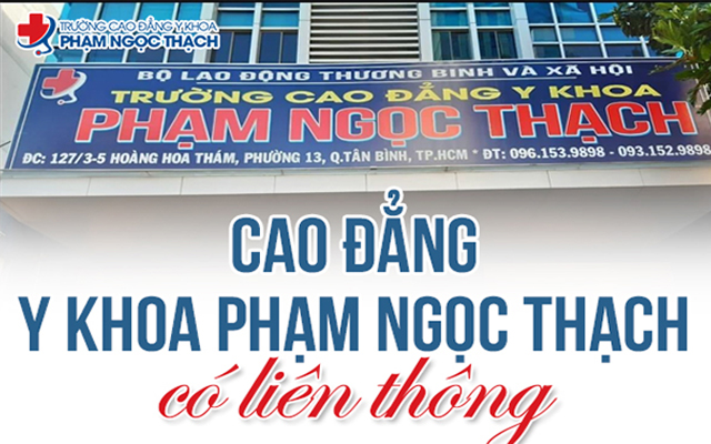 Sinh vi&ecirc;n Cao đẳng Y khoa Phạm Ngọc Thạch ho&agrave;n to&agrave;n c&oacute; thể học li&ecirc;n th&ocirc;ng