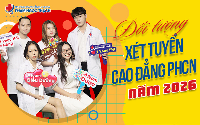 Điều kiện x&eacute;t tuyển Đối tượng x&eacute;t tuyển Cao đẳng Phục hồi chức năng 2026