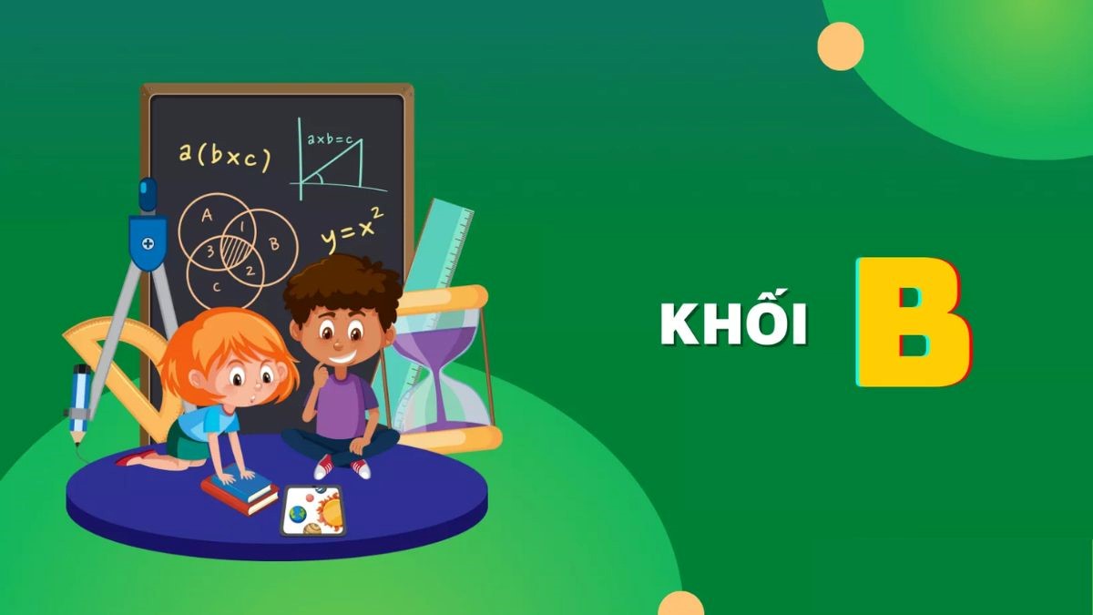Khối B gồm những môn nào?